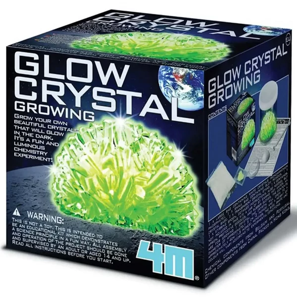 4M világító kristálynövesztő készlet