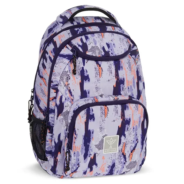 Ars Una: Camouflage AU-6 iskolatáska, hátizsák 34x45x26cm