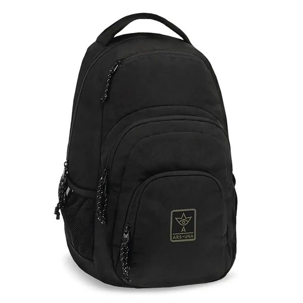Ars Una: Cordura Black AU-2 iskolatáska, hátizsák 32x46x22cm