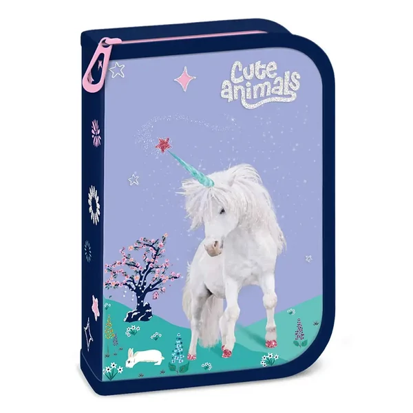 Ars Una: Cute Animals Unicorn töltött tolltartó 12,8x19,3x3,6cm