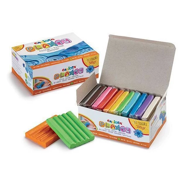 Plasty Modellező színes gyurma 11db-os szett - Carioca