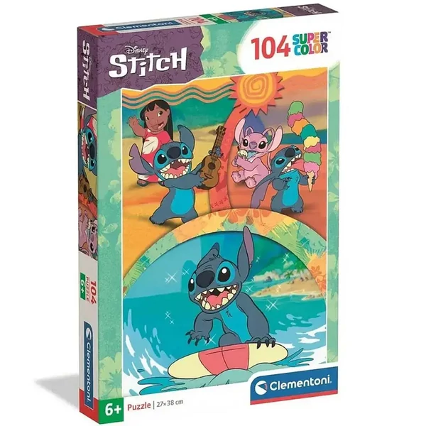 Disney Stitch A csillagkutya supercolor 104db-os puzzle - Clementoni