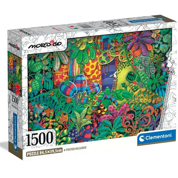 Mordillo A festő 1500db-os compact puzzle - Clementoni