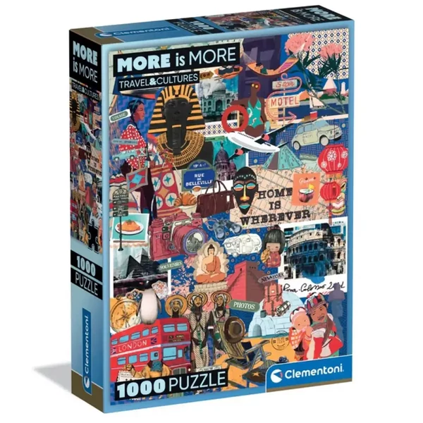 More is More: Utazás és kultúra 1000db-os puzzle - Clementoni