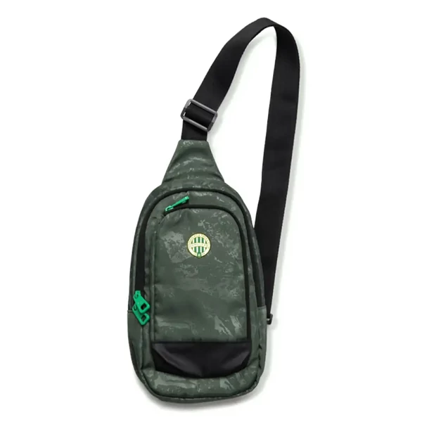 Fradi címeres keresztpántos iskolatáska hátizsák