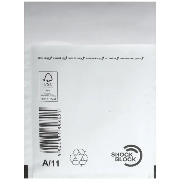 Légpárnás boríték 11-A 100x165mm 1db