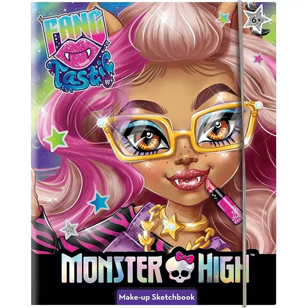 Monster High: Sminkelő és színező foglalkoztató füzet 44 oldalas - Lisciani