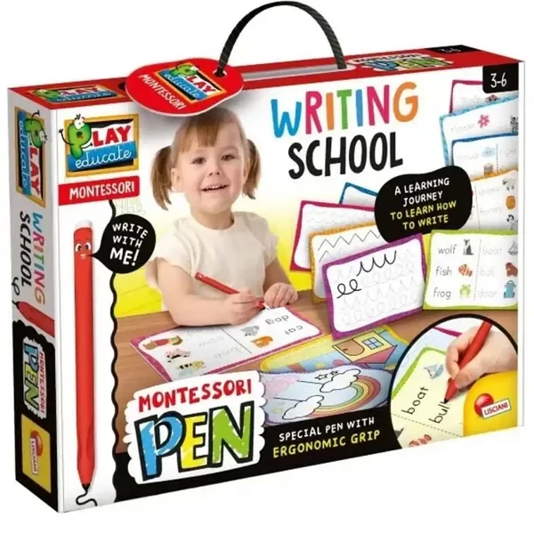 Montessori Pen: Készségfejlesztő szett speciális tollal - Lisciani