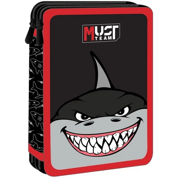 Luna: Must Team Cápás 2 szintes töltött tolltartó