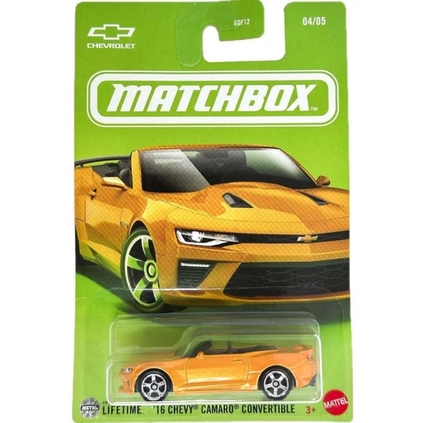 Matchbox: Ikonikus 2016 Chevy Camaro Convertible kisautó 1/64 - Mattel