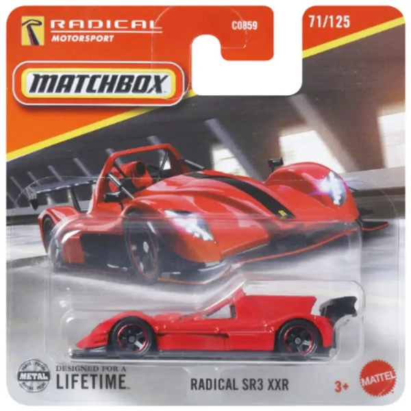 Matchbox: Radical SR3 XXR kisautó 1/64 – Mattel