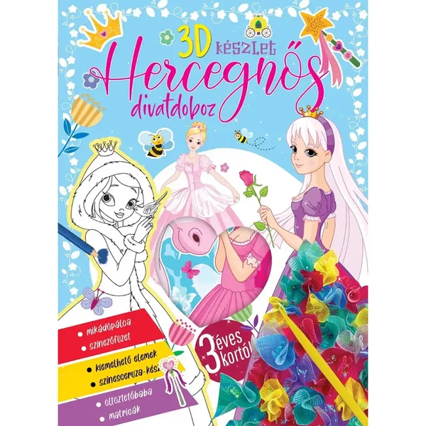 3D készlet - Hercegnős divatdoboz