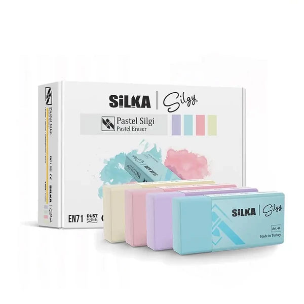 Nebulo: Silka radír - pasztell színekben 1db