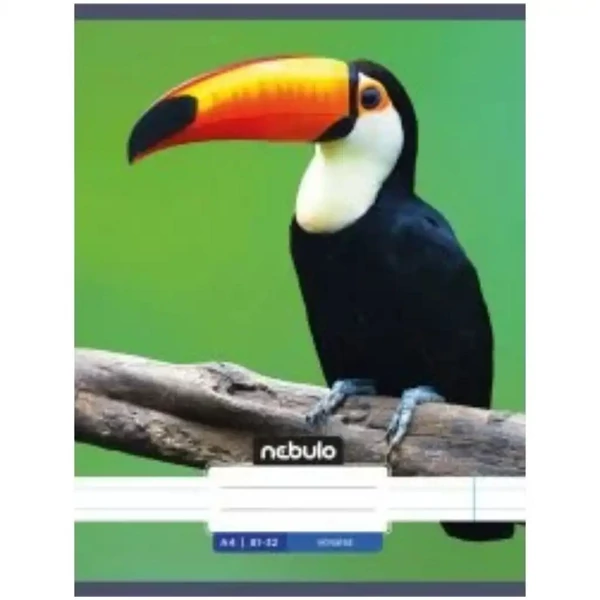 Nebulo: Tukán sima füzet A4 80-32