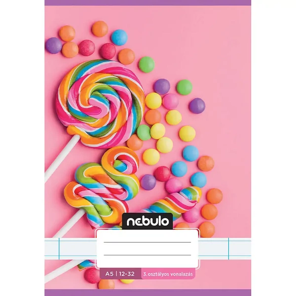 Nebulo: Tűzött kockás - Ló a naplementében mintás füzet 87-32 A/4