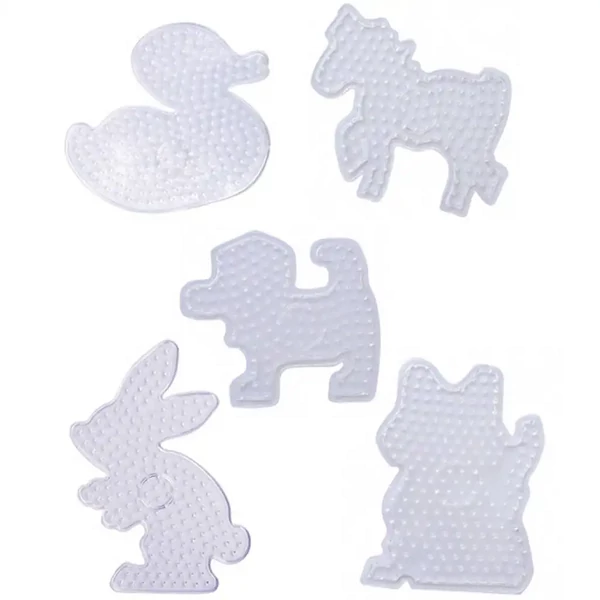 Playbox: XL vasalható gyöngy alaplap készlet – 5 darab, állatformák