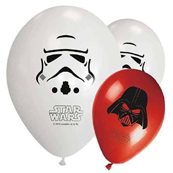 Star Wars léggömb 28cm-es méretben 8db-os szettben