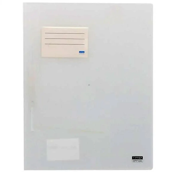 Spirit: Áttetsző lefűző mappa kártyatartóval A4