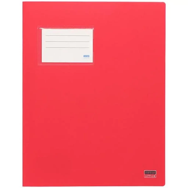 Spirit: Lefűző mappa kártyatartóval piros színben A4