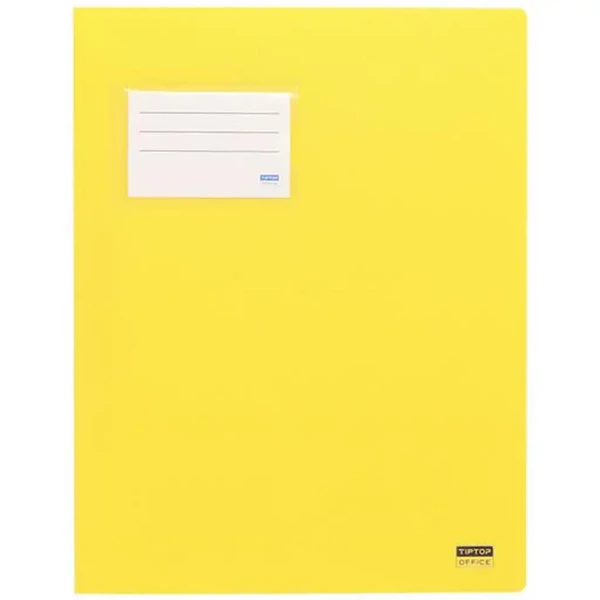 Spirit: Lefűző mappa kártyatartóval sárga színben A4