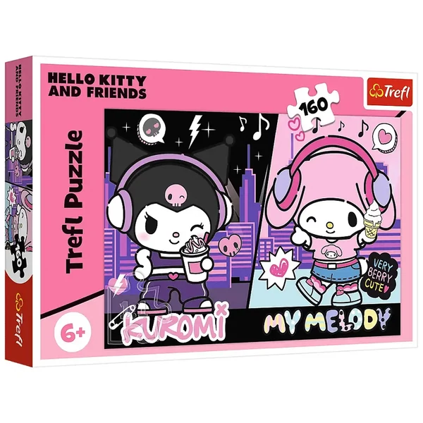 Kuromi és My Melody városi ritmus 160db-os puzzle - Trefl
