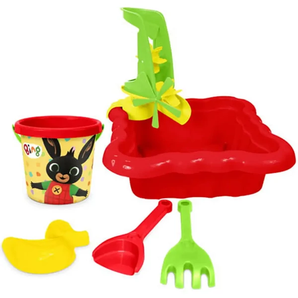 Bing 5 részes homokozó szett malommal - Wader