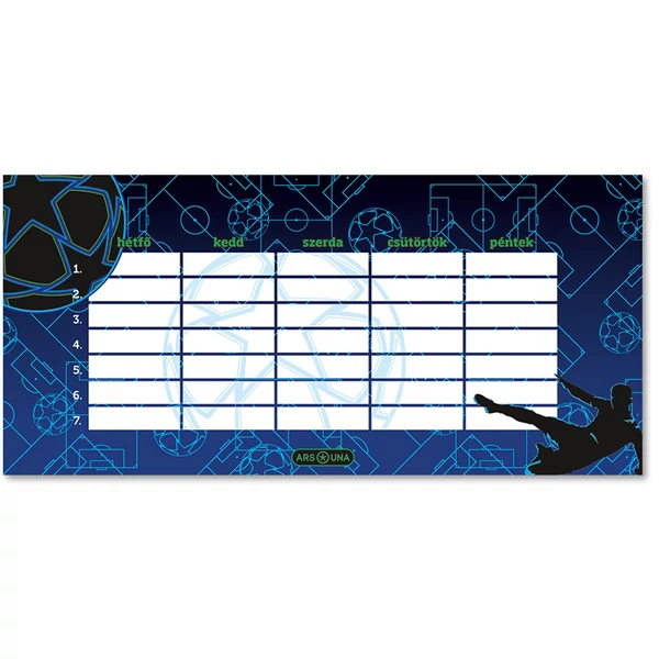 Ars Una: Champs egylapos, kétoldalas órarend