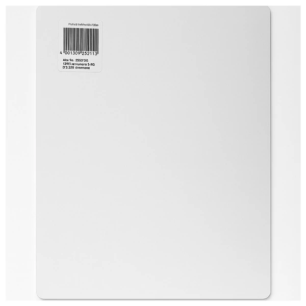PVC Füzetalátét fehér színben A/4