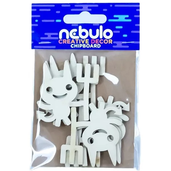 Nebulo: Ördögök karton dekoráció 6db-os szett