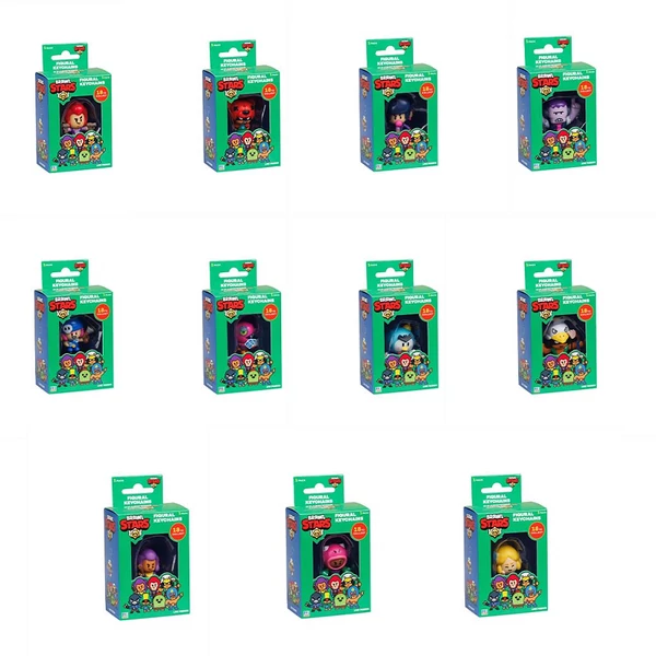 Brawl Stars mini figura kulcstartó dobozban többféle 1db