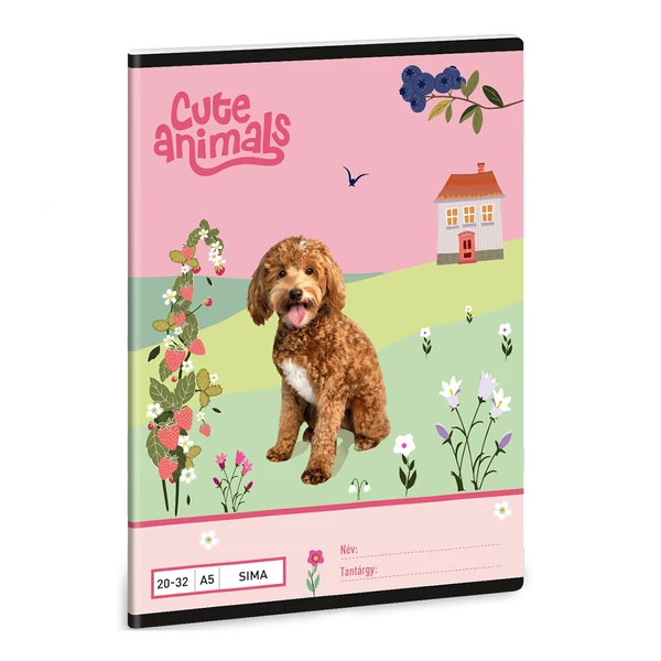 Ars Una: Cute Animals - Doggie sima füzet A/5 20-32