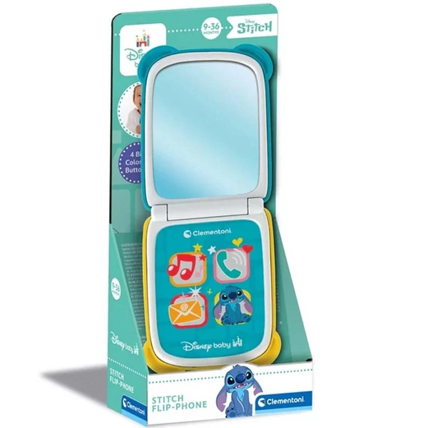 Disney Baby: Stitch mintás játéktelefon - Clementoni