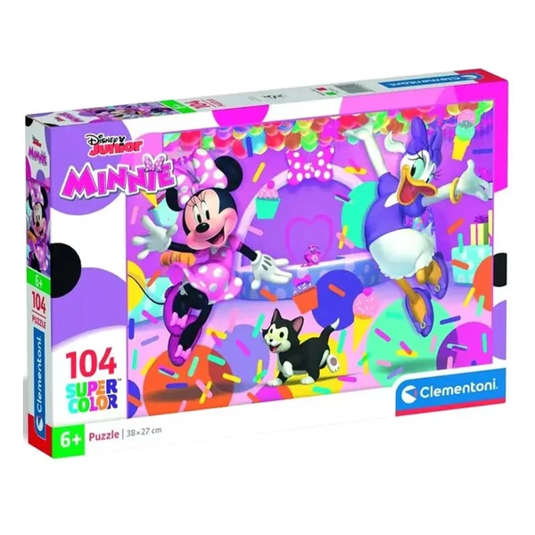 Minnie egér 104db-os supercolor puzzle - Clementoni