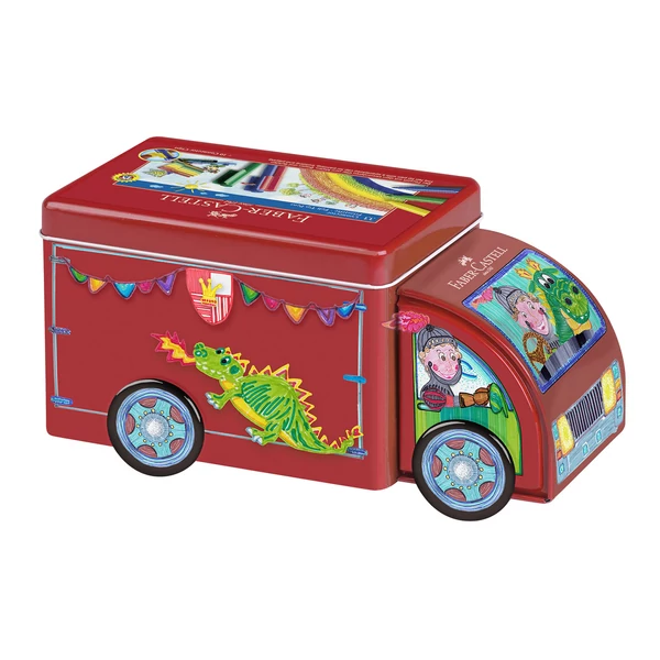 Faber-Castell: Filctoll készlet fém teherautóban 33db-os