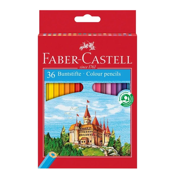 Faber-Castell: Kastélyos színesceruza készlet 36db-os