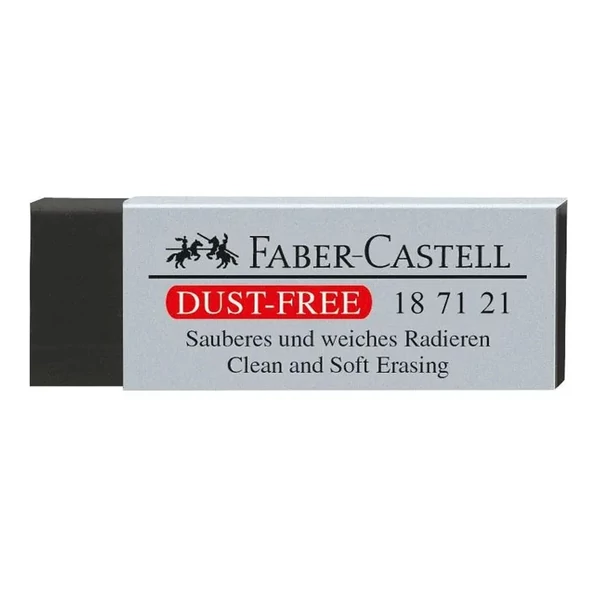 Faber-Castell: Vinyl nagy forgácsmentes radír fekete színben
