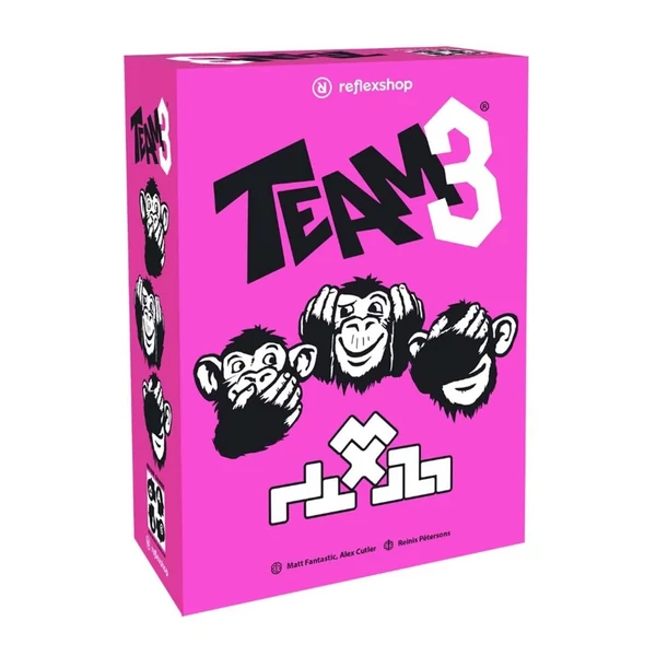 Team3 rózsaszín társasjáték