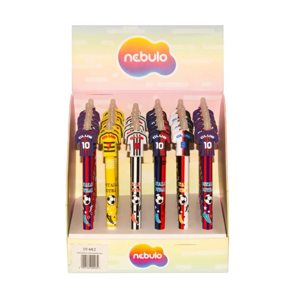 Nebulo: Mezek nyomógombos radírozható zseléstoll többféle 1db