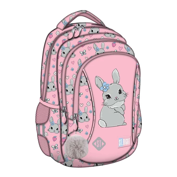 St.Right Cute Rabbit ergonomikus iskolatáska, hátizsák BP26 39x27x17cm