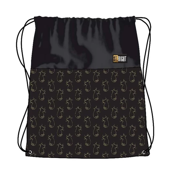 St.Right Golden Cats tornazsák, sportzsák 43x34cm