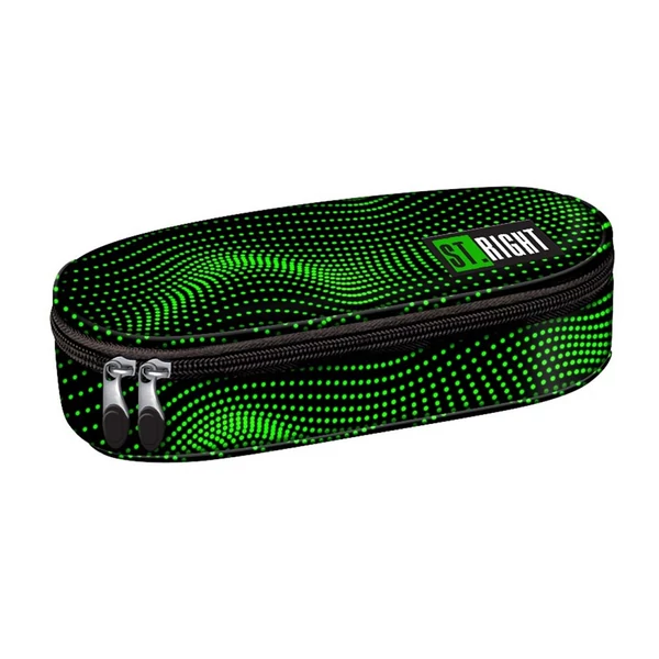 St.Right Green Halftone ovális tolltartó PC01 23x9,5x6cm