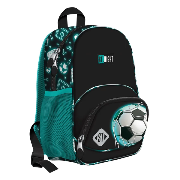 St.Right Neon football focis iskolatáska, hátizsák BP70 32x22x11,5cm