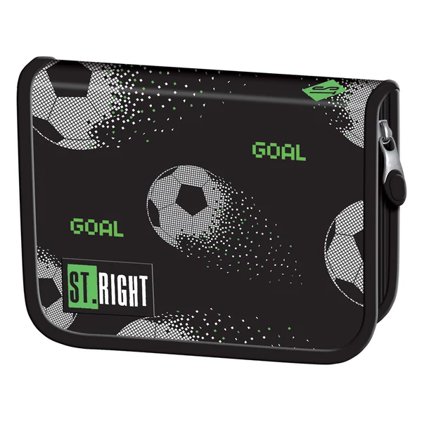 St.Right Pixel labdák focis kihajtható tolltartó PC03 20,5x14x3,5cm