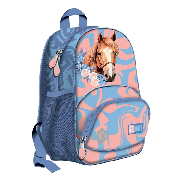St.Right Romantic Horse lovas iskolatáska, hátizsák BP70 32x22x11,5cm