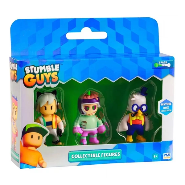Stumble Guys 3db-os mini figura csomag többféle változatban 3. sorozat 1db