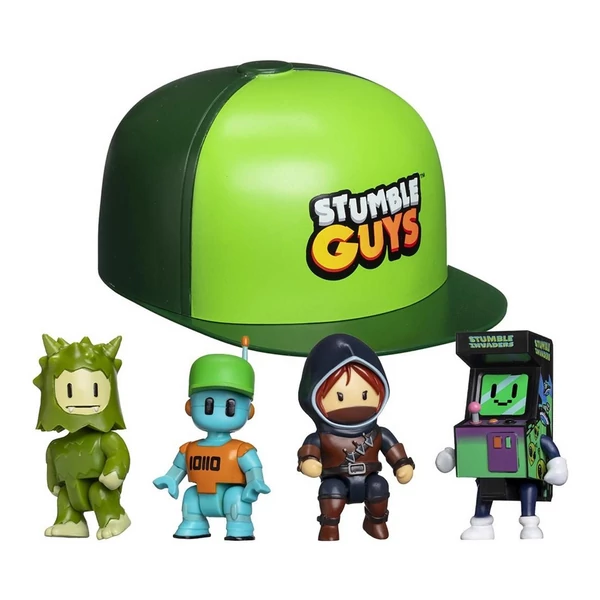 Stumble Guys mini meglepetés figura sapkában 2. sorozat 1db