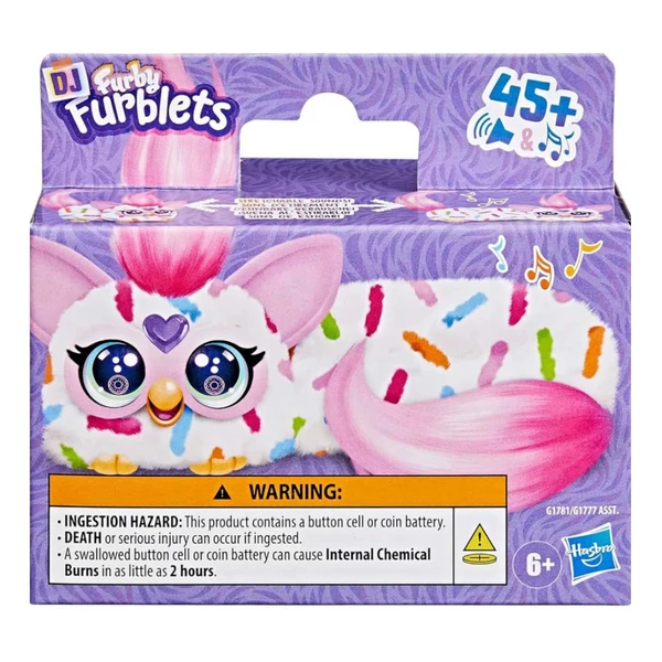 Furby: DJ Furblets Berry-Cup-Cake interaktív plüss figura - Hasbro
