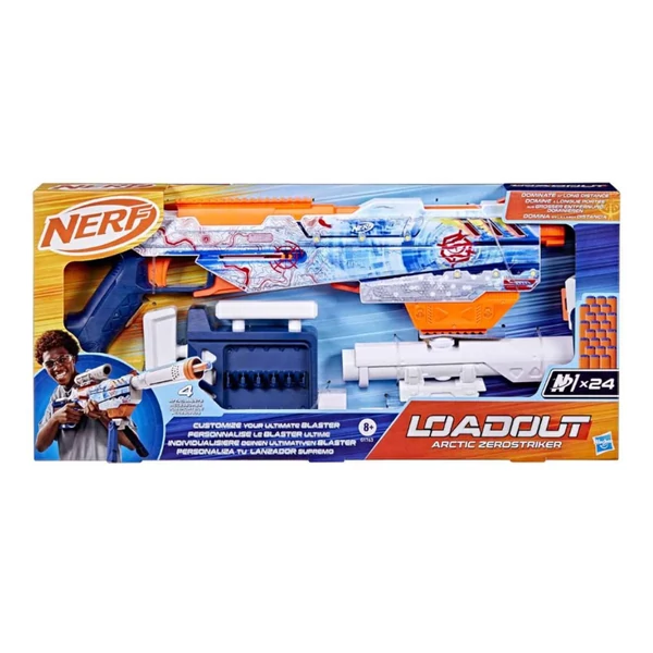 Nerf: Loadout Arctic Zerostriker szivacslövő fegyver – Hasbro