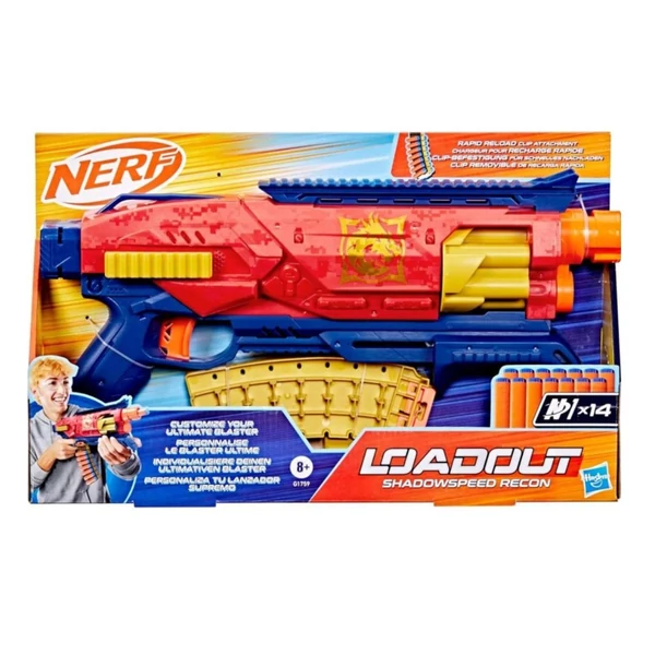 Nerf: Loadout Shadowspeed Recon szivacslövő fegyver – Hasbro