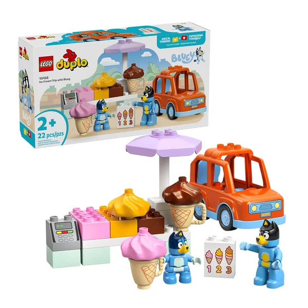 LEGO® DUPLO®: Fagyizás Bluey™-val (10458)